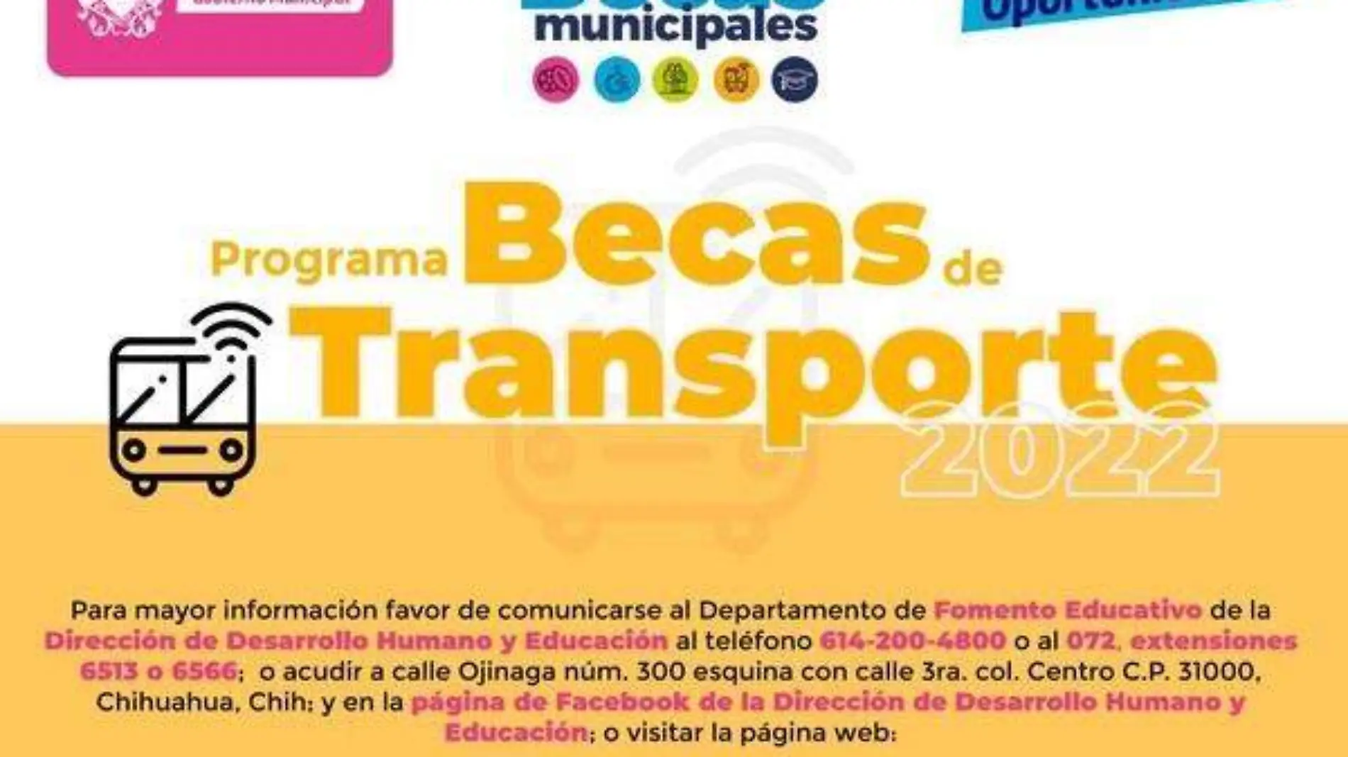 Transporte Becas Municipio